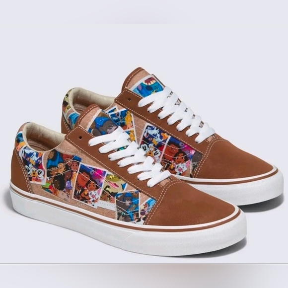 Vans Other - Vans Old Skool Disney 100 Men Size 10sl Scrapbook Mutlicolor 122025